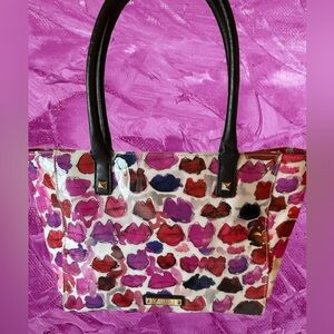 KAHRI by Kahrianne Kerr Original Artwork Lip Print Tote
